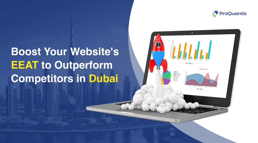 Image showing how EEAT helps to boost website and beat competition